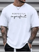 Erkekler Için PERFECTLY Günlük Tişört - Beyaz thumbnail 1