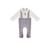 Gri Melanj Kadife Bebek Tulum thumbnail 1