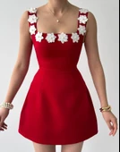 Alyosa Çiçek Detaylı Elbise thumbnail 2