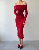 Dakota Drapeli Elbise thumbnail 2