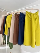 Crop Gömlekli Ve Eteği Büzgülü Tasarım Takım 10195 thumbnail 11