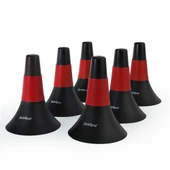 Zerogym Yeni Nesil Antrenman Hunisi 23cm 6Lı Set Kırmızı - 2