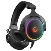 Rampage ONYX-S Siyah USB 7.1 Version RGB Led + Ses Kontrollü Oyuncu Mikrofonlu Kulaklık - 1