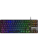 GameBooster G23B Enigma TKL Rainbow Aydınlatmalı Red Switch Mekanik Siyah Oyun Klavyesi thumbnail 3