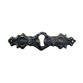 Antika Tarz Dekoratif Pirinç Anahtar Ağızlığı -  28x104mm, Oksit - 1