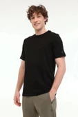 Lumberjack Ct110 0 Yaka Erkek Tshirt - Siyah - 1