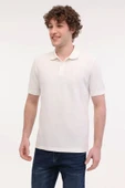 Lumberjack Ct953 Yakali Erkek Tshirt - Kirik Beyaz - 1