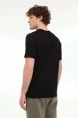 Lumberjack Ct110 0 Yaka Erkek Tshirt - Siyah - 3