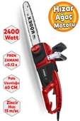 Rodex RDX906 Orman Ağaç Motoru Elektrikli Hızar Ağaç Kesme Motoru 40 Cm 2400W - 1
