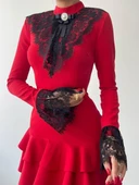 Danya Dantel Mini Elbise thumbnail 4