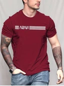 Erkek Kısa Kollu Nasa Baskı Basic Erkek T-shirt thumbnail 3