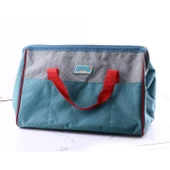 Dayanıklı Bez Takım Çantası Gözlü Geniş Hacimli Hafif Taşınabilir Profesyonel El Aleti Düzenleyici thumbnail 2