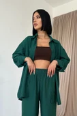 Zümrüt Alice Gömlek Ve Bol Kesim Pantolon Takım - 2