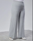 Poly Viscose Full Lycra Beli̇ Lasti̇kli̇ Battal Pantolon thumbnail 3