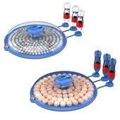 80 Tavuk 240 Kuş Yumurta Kapasiteli Çift Viyollü Kuluçka Makinesi - Kaz, Ördek, Tavuk, Bıldırcın İçin - 7