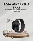 SQ-16 Mini Series 10 – Dokunmatik Akıllı Saat | Kalp Ritmi, SpO2, Uyku Takibi thumbnail 1