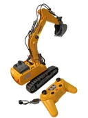 Uzaktan Kumandalı 680° Rotasyon Ekskavatör Premium Model Metal Hareketli Buharlı Oyuncak - 1