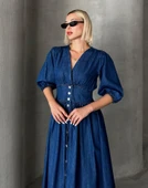 7037 KOT ELBİSE-MAVİ thumbnail 3