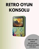 TV Bağlantılı 500 Oyunlu Mini Gameboy Konsol thumbnail 1