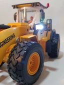 Uzaktan Kumandalı Kepçe İş Makinesi Premium Model Metal Hareketli Buharlı Oyuncak - 7