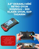 500 Retro Oyunlu Taşınabilir El Konsolu – X7M Modeli thumbnail 1