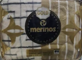 Merinos Gold 2 Kg Tek Kişilik Battaniye 155x220 Gri Hardal Rengi - 5