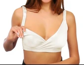 Sema Baby Kruvaze Emzirme Sütyeni Beyaz 95 Beden - 1