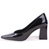 Dagoster DZA07-129615 Siyah Rugan Stiletto Topuklu Kadın Ayakkabı thumbnail 3