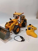 Uzaktan Kumandalı Kepçe İş Makinesi Premium Model Metal Hareketli Buharlı Oyuncak - 3
