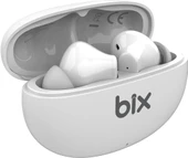 Bix TW1 Soundcraft ANC & ENC Aktif Gürültü Önleyici, Şeffaf Mod, Bluetooth 5.2 Suya Dayanıklı IPX4, iOS Android için Kulak içi TWS Kulaklık Beyaz Teşhir - 1