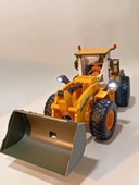 Uzaktan Kumandalı Kepçe İş Makinesi Premium Model Metal Hareketli Buharlı Oyuncak - 2
