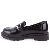 Dagoster DZA07-90814 Siyah Rugan Günlük Loafer Kadın Ayakkabı - 3