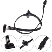 Mini 4 Pin to 2x Sata Ssd Power Supply Anakart Hdd Güç Kablosu - 2