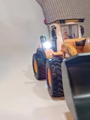 Uzaktan Kumandalı Kepçe İş Makinesi Premium Model Metal Hareketli Buharlı Oyuncak - 6