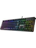 GameBooster G24B Enigma Rainbow Aydınlatmalı Red Switch Mekanik Siyah Oyun Klavyesi - 2