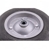 Metal Jantlı Bilyalı Dolgu Teker Patlamaz Tekerlek El Arabası Yük Taşıma İçin Dayanıklı Yedek Teker thumbnail 2