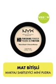 NYX Professional Makeup Mini Transparan Pudra - High Definition Finishing Powder Mini - Banana - 1