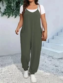 Kadın Askılı Halter Yaka şalvar Tulum thumbnail 1