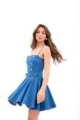 7363 KOT ELBİSE-MAVİ thumbnail 4