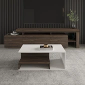 Vera Mini Orta Sehpa – Modern Tasarım, Fonksiyonel Raflı Yapı - 2