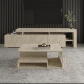 Vera Mini Orta Sehpa – Modern Tasarım, Fonksiyonel Raflı Yapı - 2