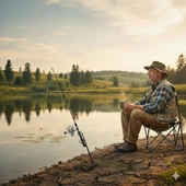 Olta Kamış Ayağı - Paslanmaz Çelik - Fishack - Siyah thumbnail 3