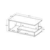 Vera Mini Orta Sehpa – Modern Tasarım, Fonksiyonel Raflı Yapı - 5