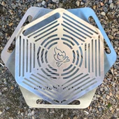 Kamp Ayısı® CampyTri Grill Max™: Katlanabilir Izgara Mangal - 2mm Galvaniz Çelik, Taşıma Çantalı Özel Tasarım - 1
