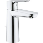 Grohe BauEdge Lavabo Bataryası, Krom, 23758000 - 1