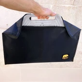 Kamp Ayısı® CampyTri Grill Max™: Katlanabilir Izgara Mangal - 2mm Galvaniz Çelik, Taşıma Çantalı Özel Tasarım - 5