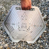 Kamp Ayısı® CampyTri Grill Max™: Katlanabilir Izgara Mangal - 2mm Galvaniz Çelik, Taşıma Çantalı Özel Tasarım - 9
