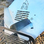 Kamp Ayısı® CampyTri Grill Max™: Katlanabilir Izgara Mangal - 2mm Galvaniz Çelik, Taşıma Çantalı Özel Tasarım - 8