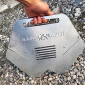 Kamp Ayısı® CampyTri Grill Max™: Katlanabilir Izgara Mangal - 2mm Galvaniz Çelik, Taşıma Çantalı Özel Tasarım - 11