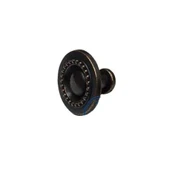 Dekoratif Zamak Düğme - 23x23mm, Eskitme, 1 Adet - 1